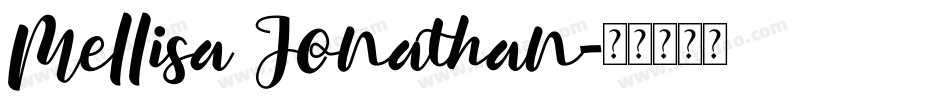 Mellisa Jonathan字体转换